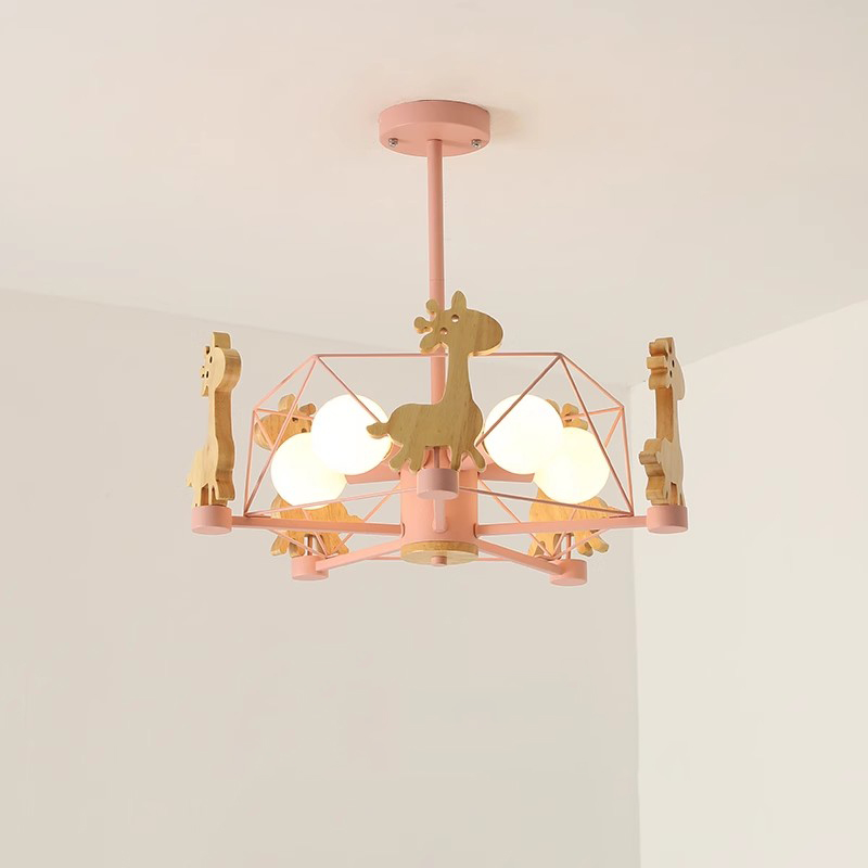 Baby Nursery Knobs - Kinderkamer plafondlampen LED massief hout roterend