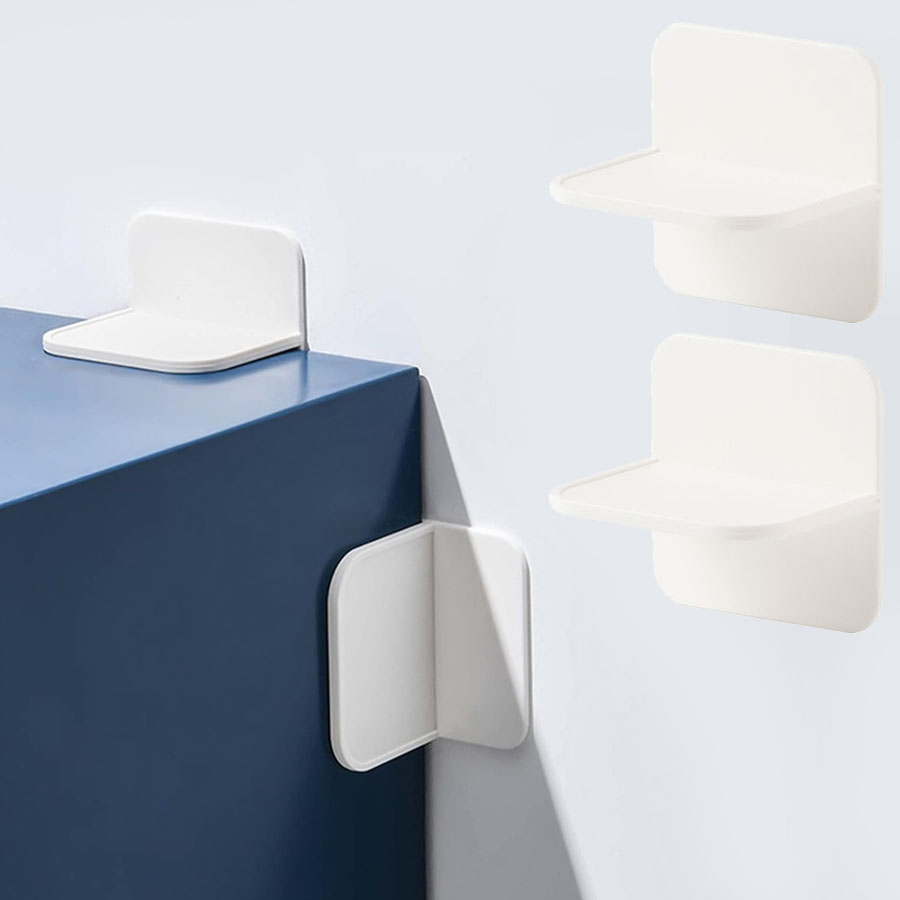Baby Nursery Bookcase - 2 Stuks Zelfklevende Meubilair Ankers Geen