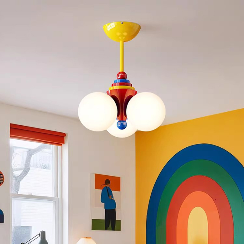 Baby Nursery Knobs - Kinderkamer Kroonluchters Kleur Memphis Bubble Ball