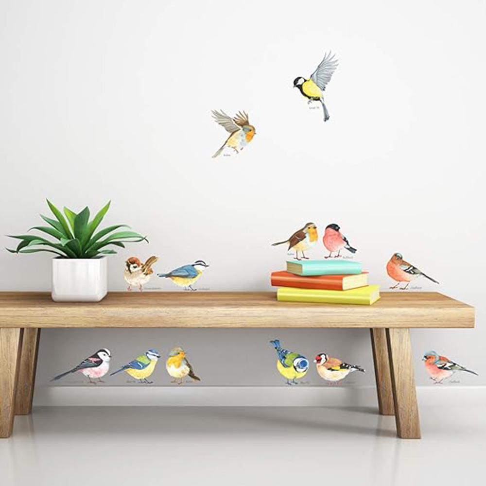 Baby Nursery Items - 13 stuks kleine vogels muursticker babykamer