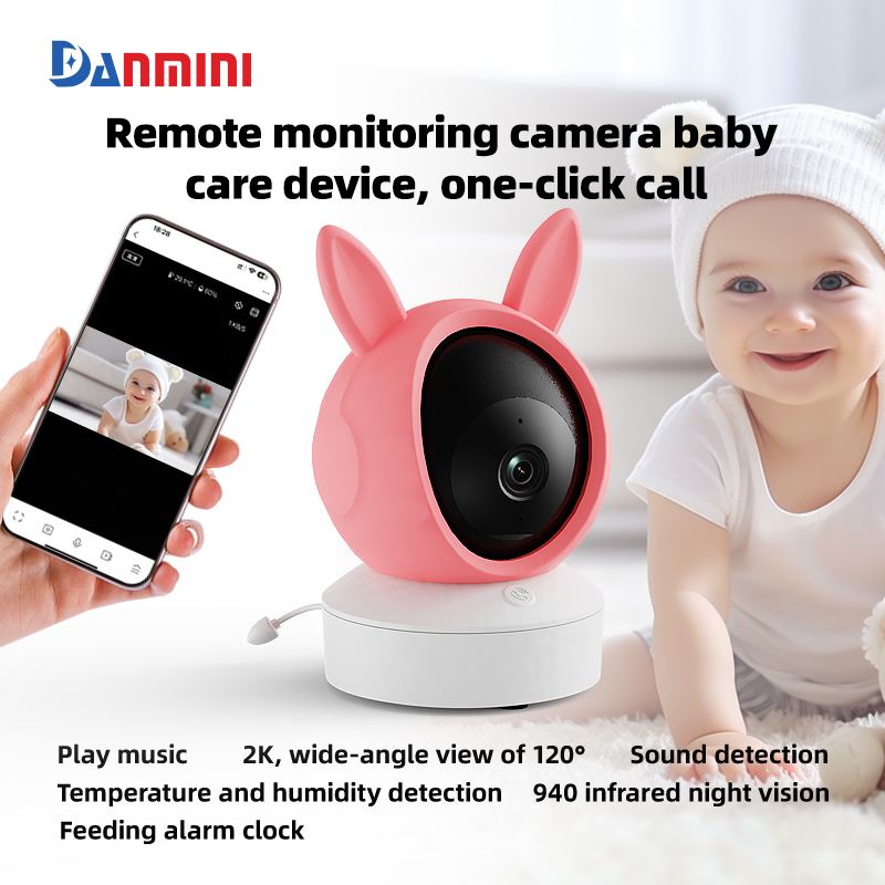 Baby Nursery Camera - Danmini 1080P Babyfoon Mobiele Tuya App