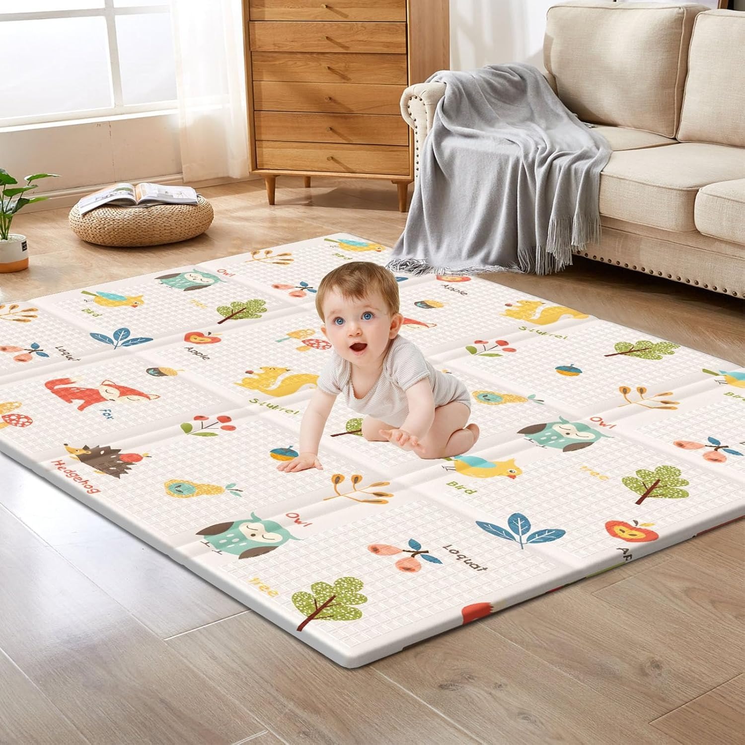 Baby Nursery Equipment - Opvouwbare babyspeelkleed Dubbelzijdig patroonbescherming voor kinderen