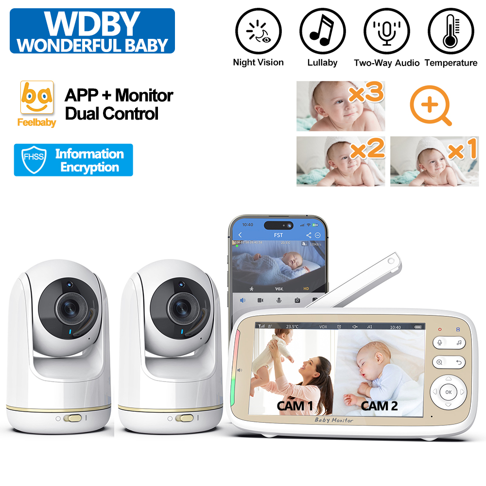 VB803 PRO Babyfoon, met 2st Zo - Baby Nursery Camera recensie en prijs