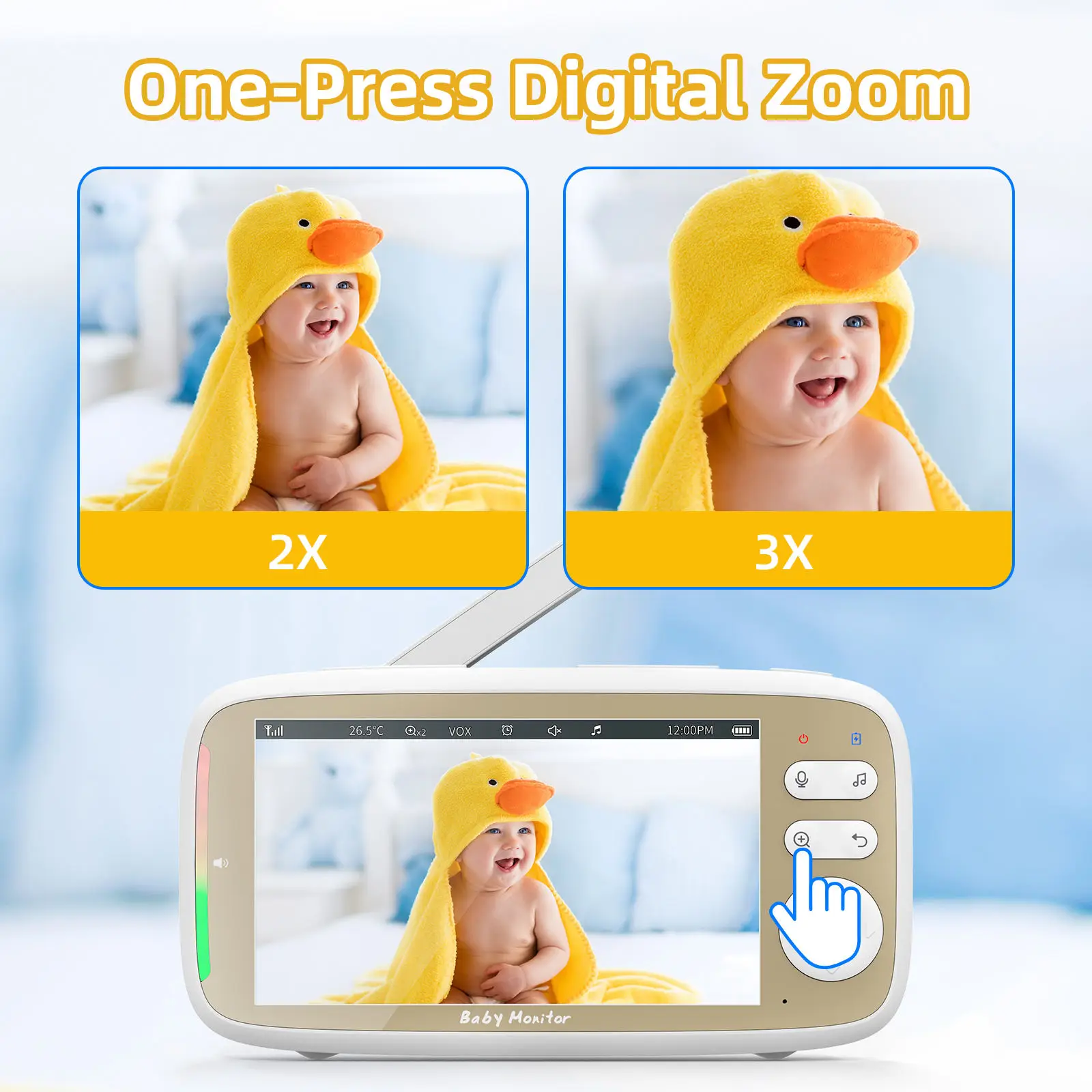 VB803 PRO Babyfoon, met 2st Zo - Baby Nursery Camera recensie en prijs