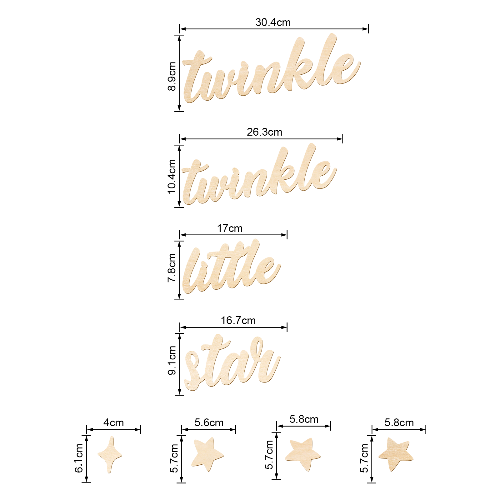 Twinkle Twinkle Little Star ho - Baby Nursery Wall recensie en prijs