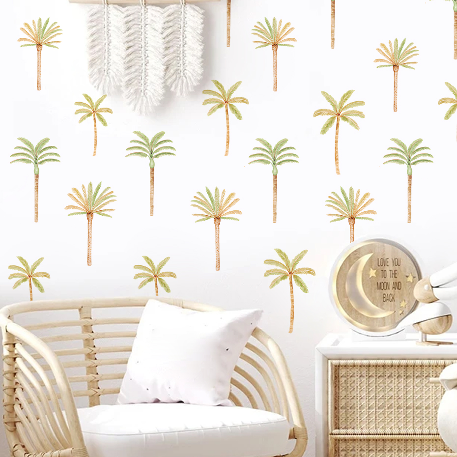 Boho Kokospalm Muursticker Voo - Baby Nursery Items recensie en prijs