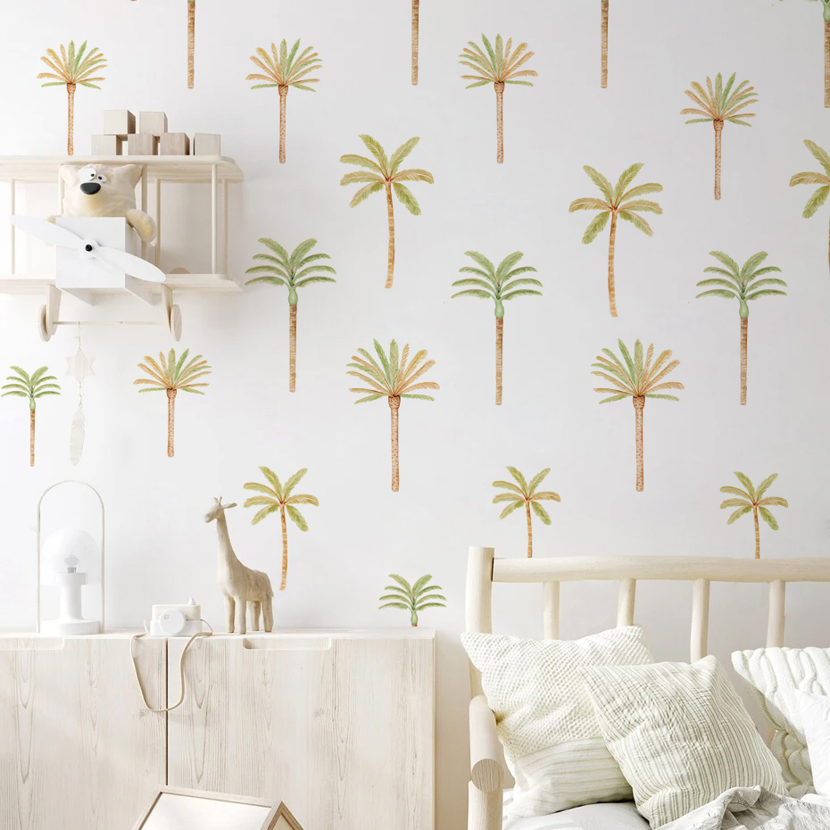Boho Kokospalm Muursticker Voo - Baby Nursery Items recensie en prijs