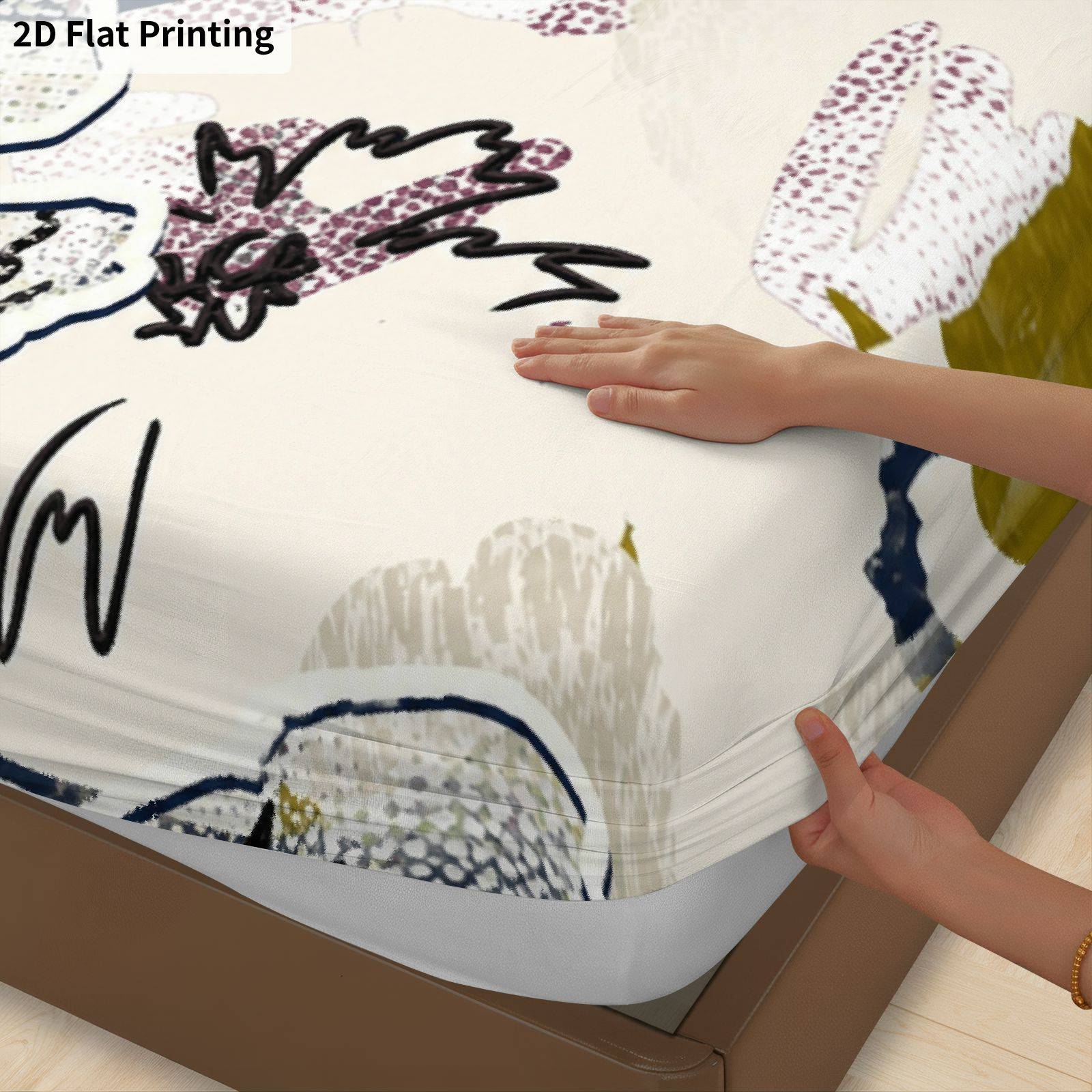 Bloemenbladpatroon Beddengoed  - Baby Nursery Bedding recensie en prijs