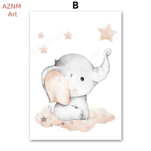 Olifant Ballon Regenboog Maan  - Baby Nursery Things recensie en prijs