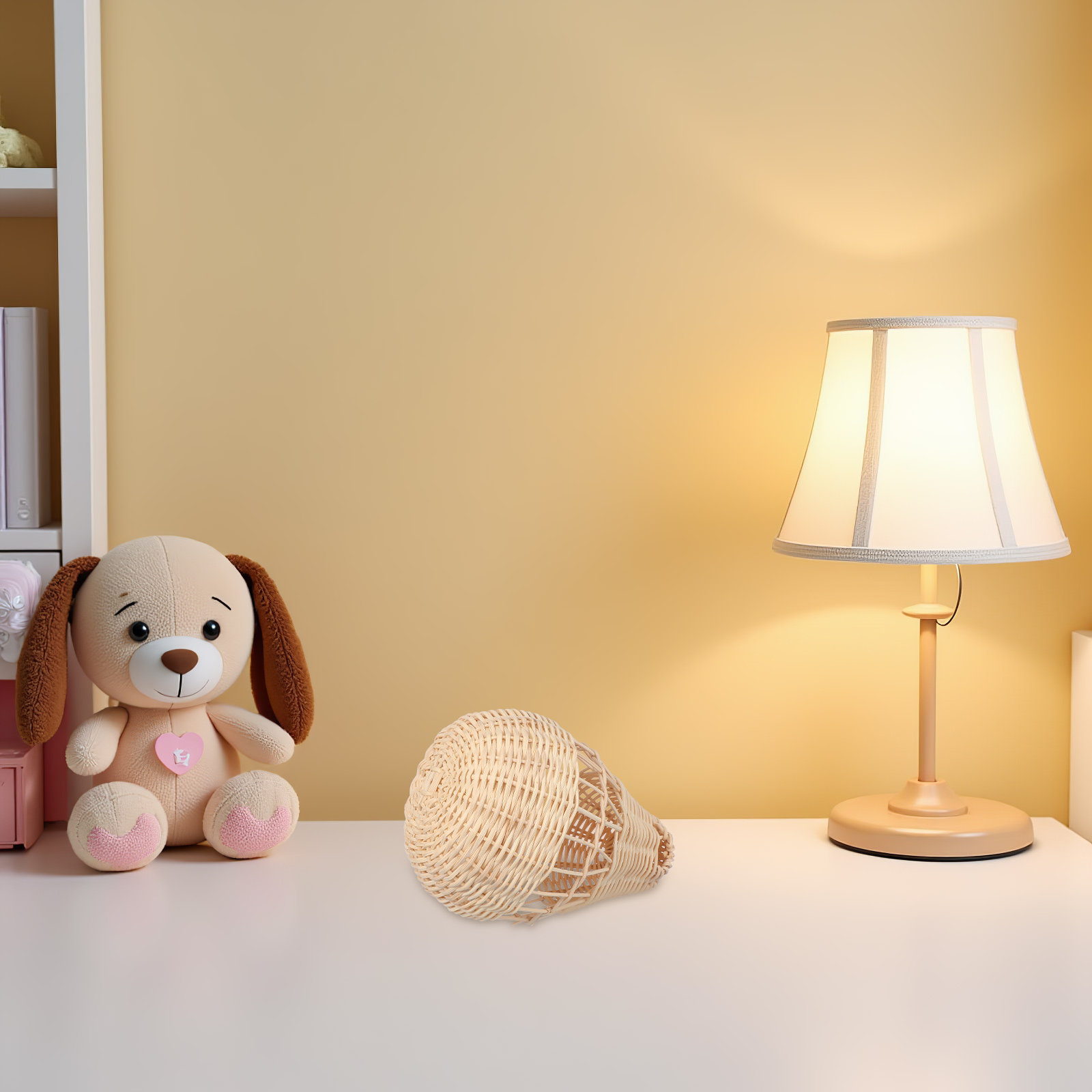 Handgeweven rotan hangdecorati - Baby Nursery Wall recensie en prijs