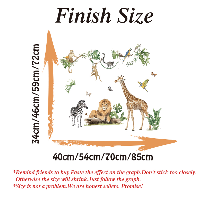 Grote jungle dier tropische bl - Baby Nursery Items recensie en prijs