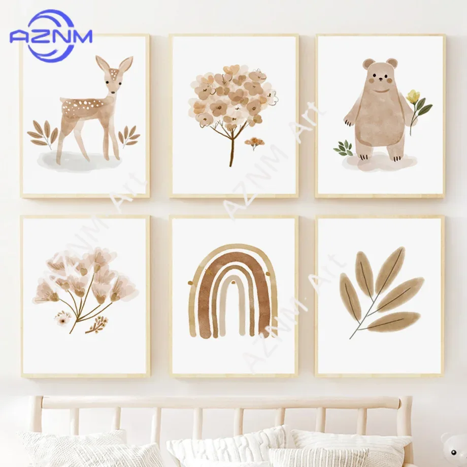 Boho kinderkamer wanddecoratie - Baby Nursery Paintings recensie en prijs
