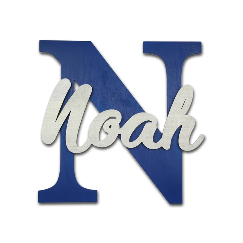 Houten letters, babykamer muur - Baby Nursery Name Letters recensie en prijs