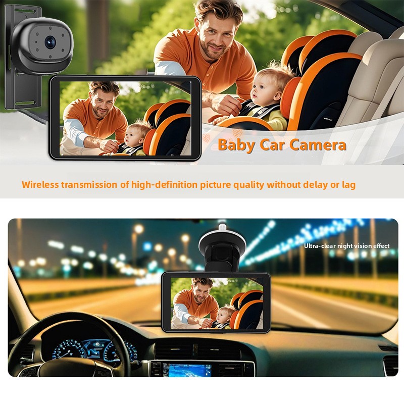 5 inch HD babyfoon met draadlo - Baby Nursery Camera recensie en prijs