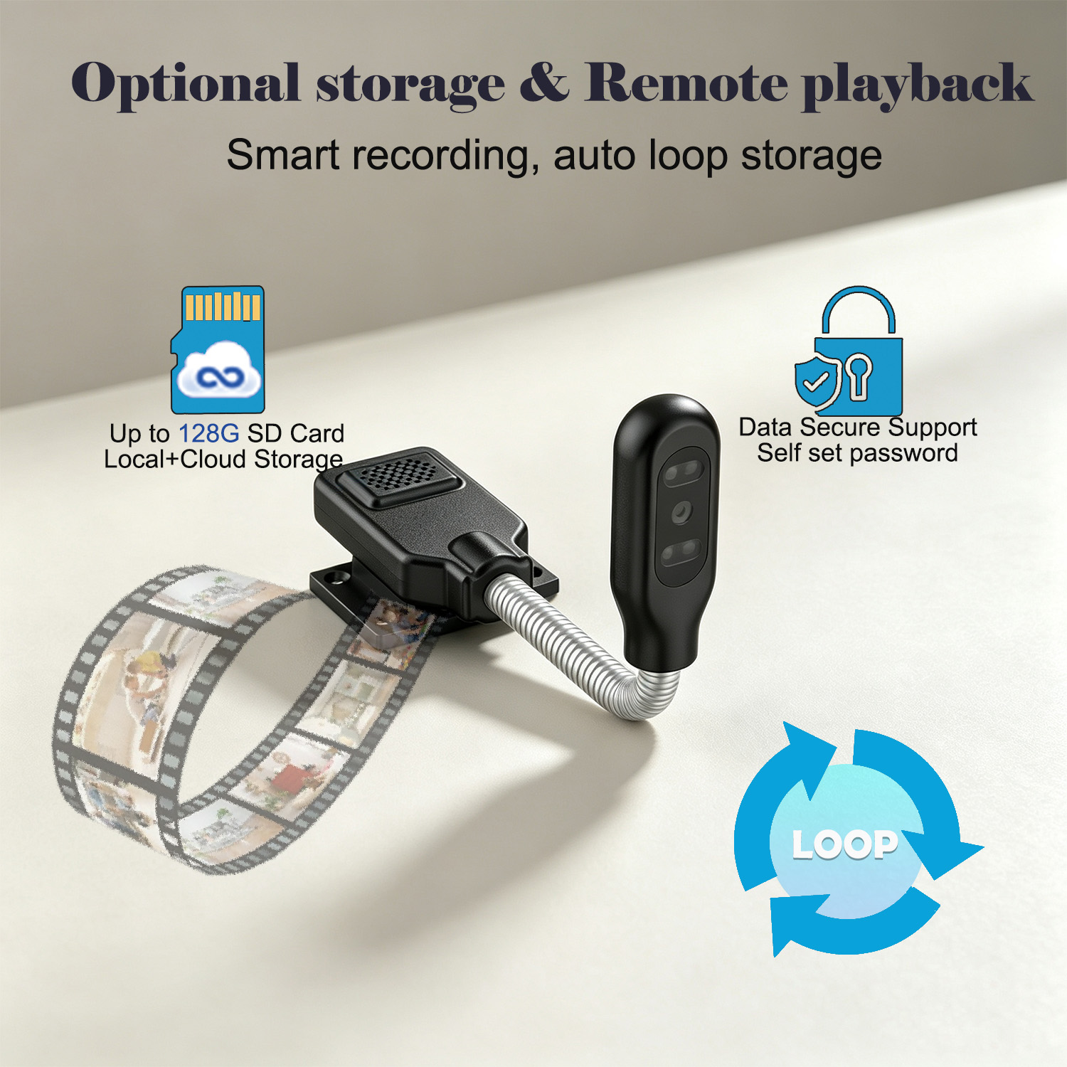 Flexibele zwanenhals baby- en  - Baby Nursery Camera recensie en prijs
