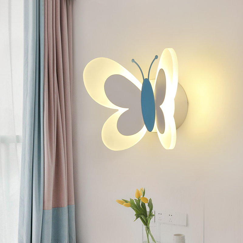 Cartoon Leuke Blauw Roze Vlind - Baby Nursery Knobs recensie en prijs