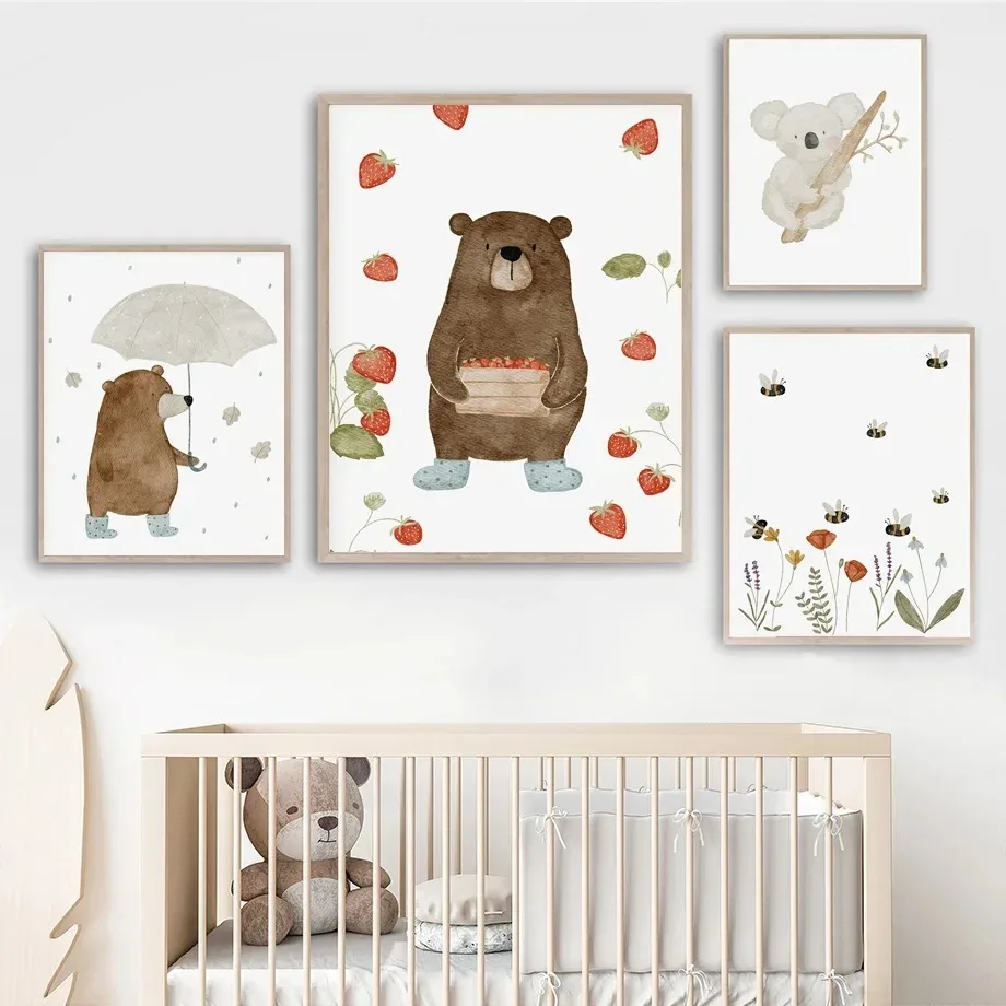 Leuke Boho Animal Bear Hedgeho - Baby Nursery Items recensie en prijs