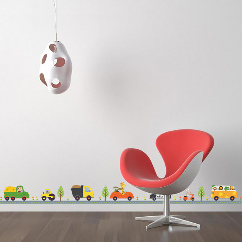 Cartoon Dieren Auto Muursticke - Baby Nursery Labels recensie en prijs
