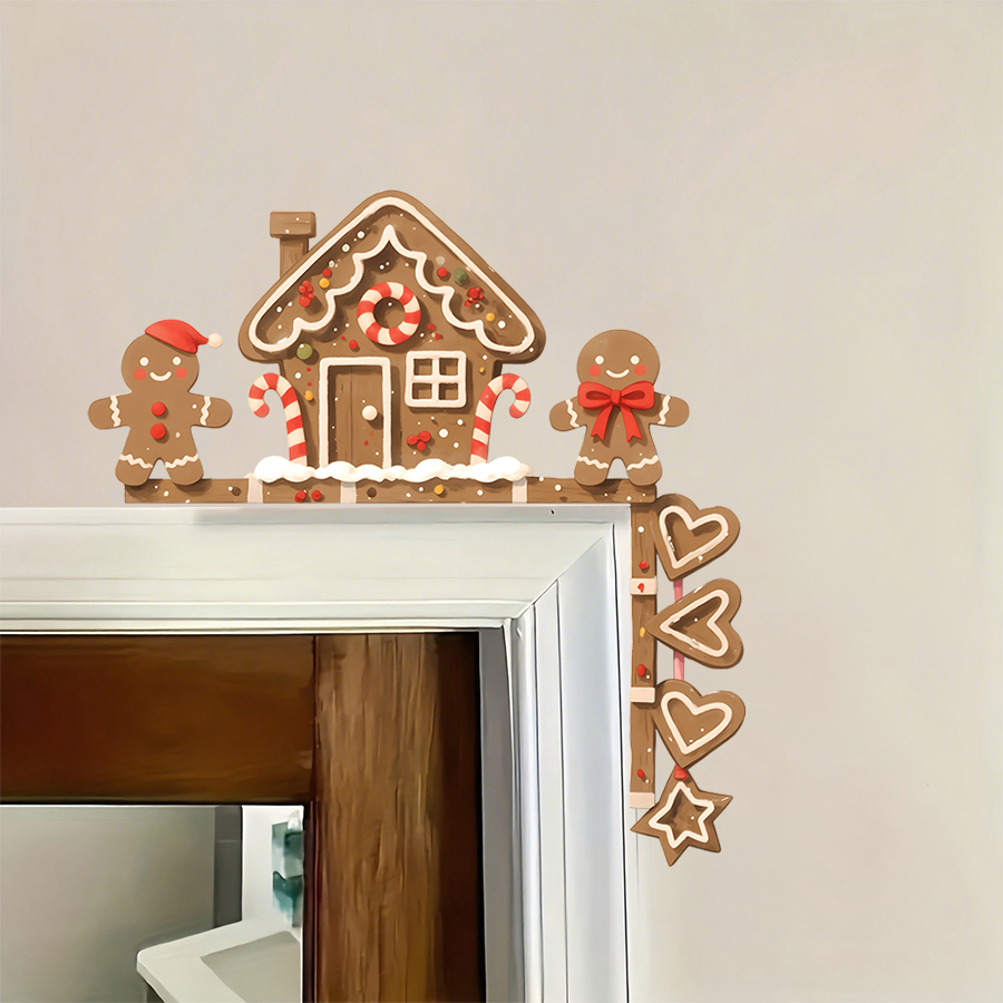 Peperkoekhuis & Man Kerst muur - Baby Nursery Labels recensie en prijs