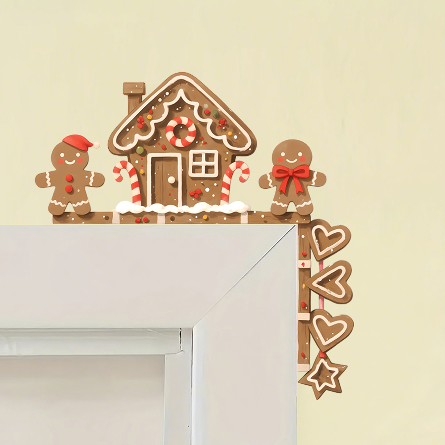 Peperkoekhuis & Man Kerst muur - Baby Nursery Labels recensie en prijs