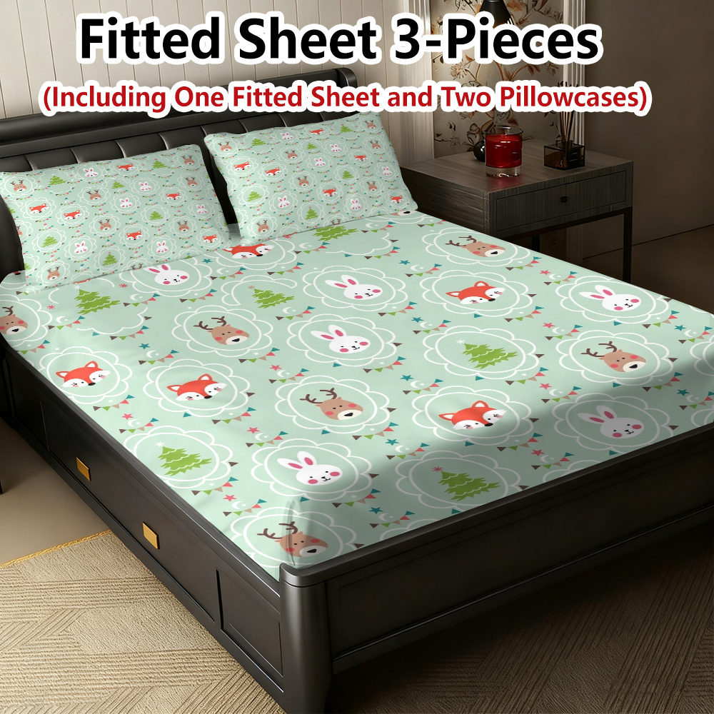 Kerstboom-dierenbeddengoedset  - Baby Nursery Forest Theme recensie en prijs