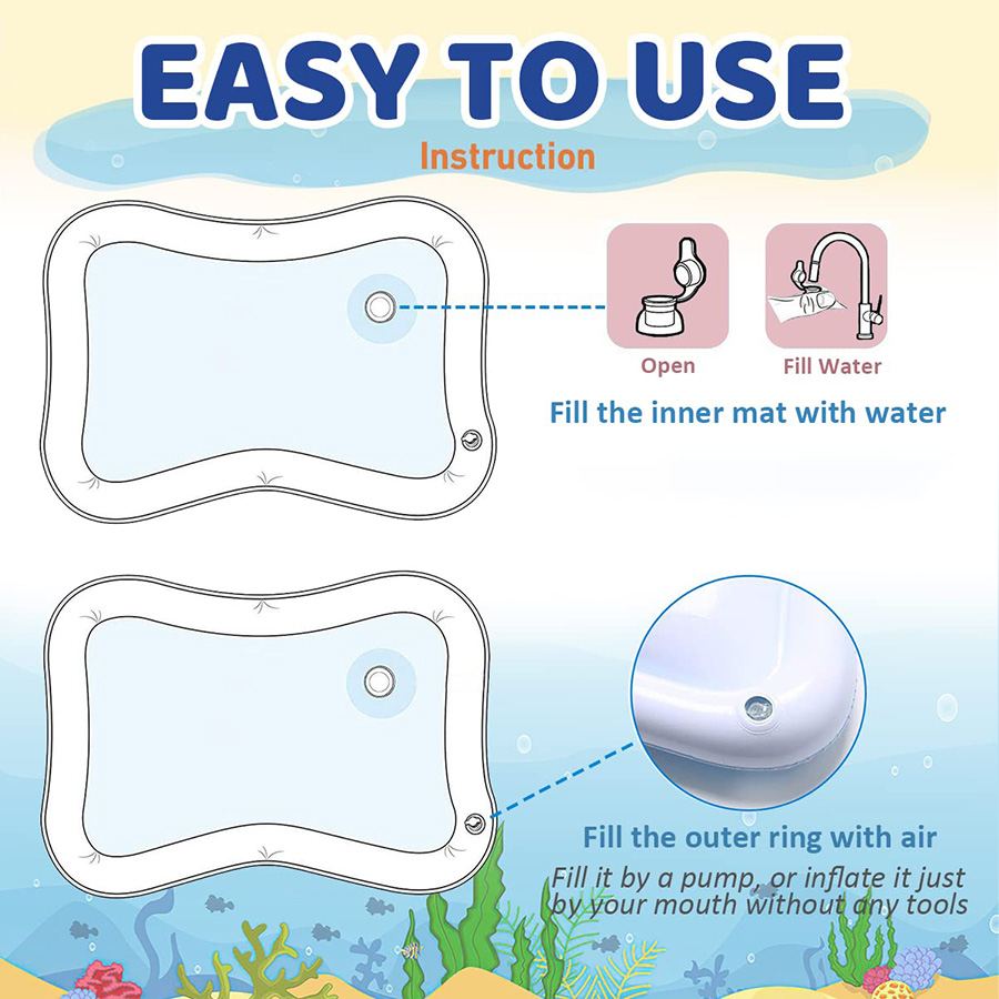 1 st Opblaasbare PVC Speelklee - Baby Nursery Cushion recensie en prijs