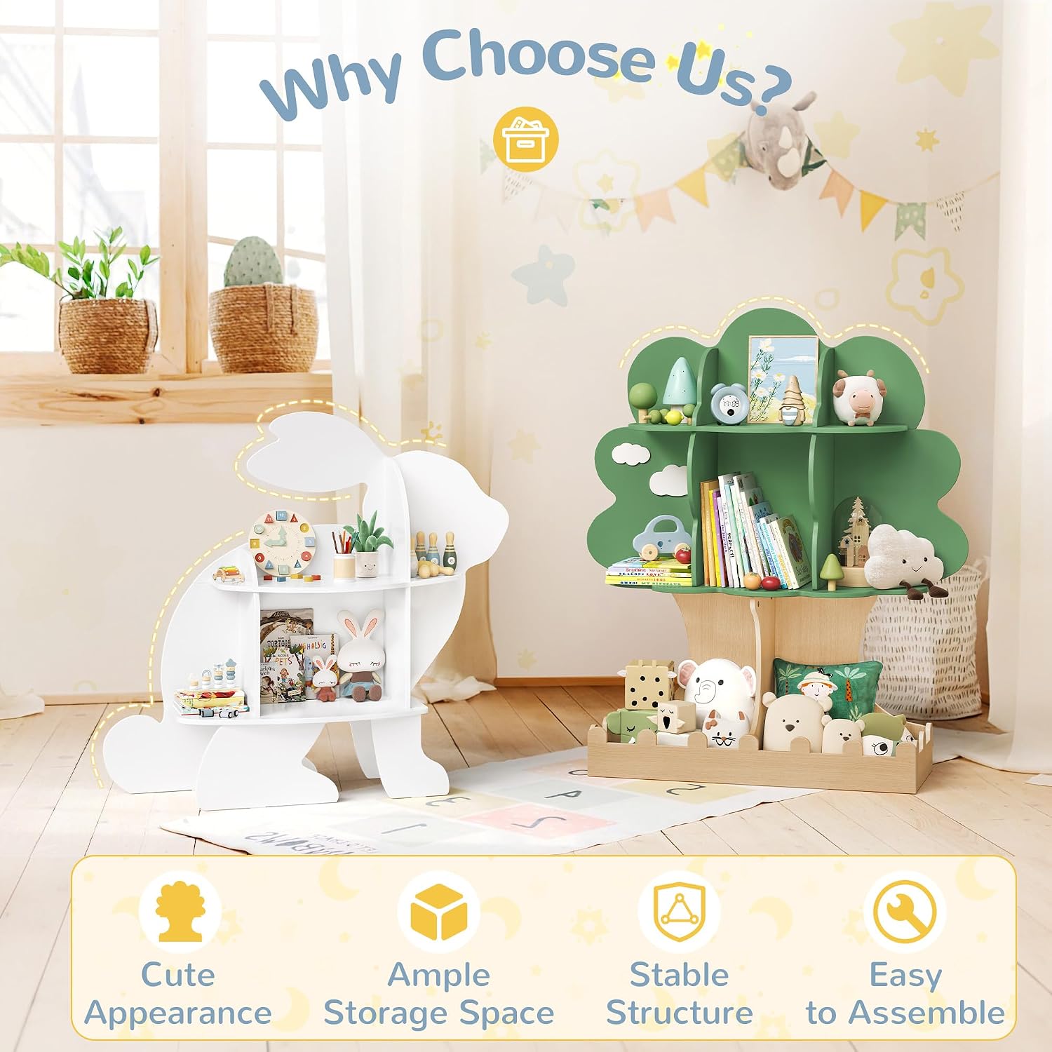 Peuter Boomvormige Boekenplank - Baby Nursery Bookcase recensie en prijs