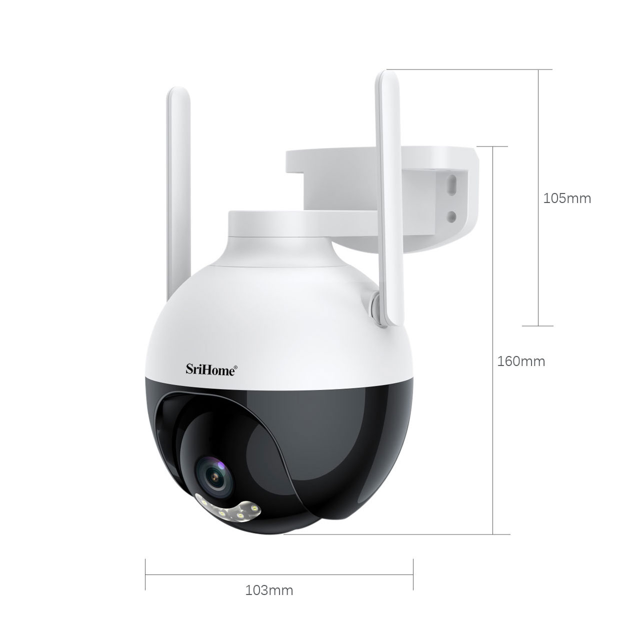 Srihome SH045 2MP 1080P Volled - Baby Nursery Camera recensie en prijs