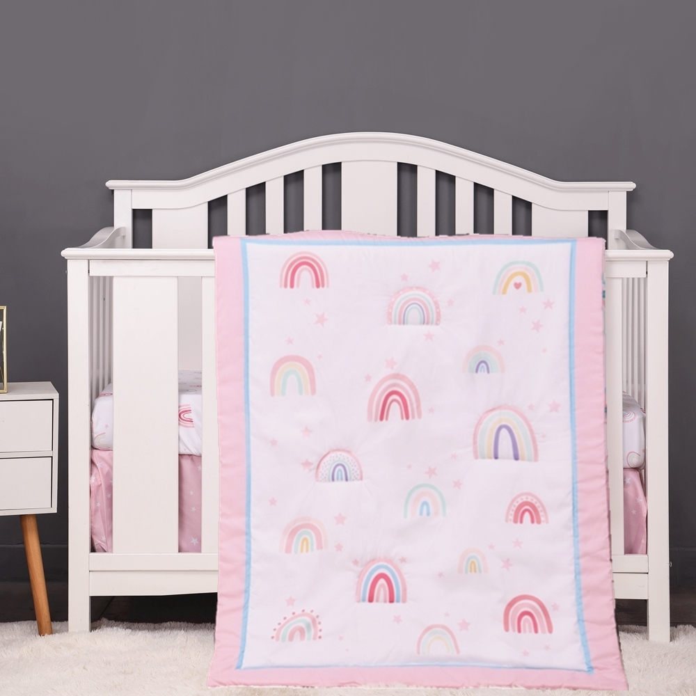 3 Stuks Regenboog Baby Baby Wi - Baby Nursery Bedding recensie en prijs