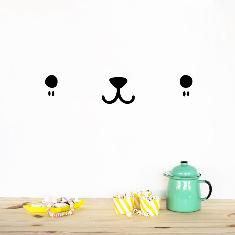 Leuke Kawaii Gezicht Wall Art  - Baby Nursery Labels recensie en prijs