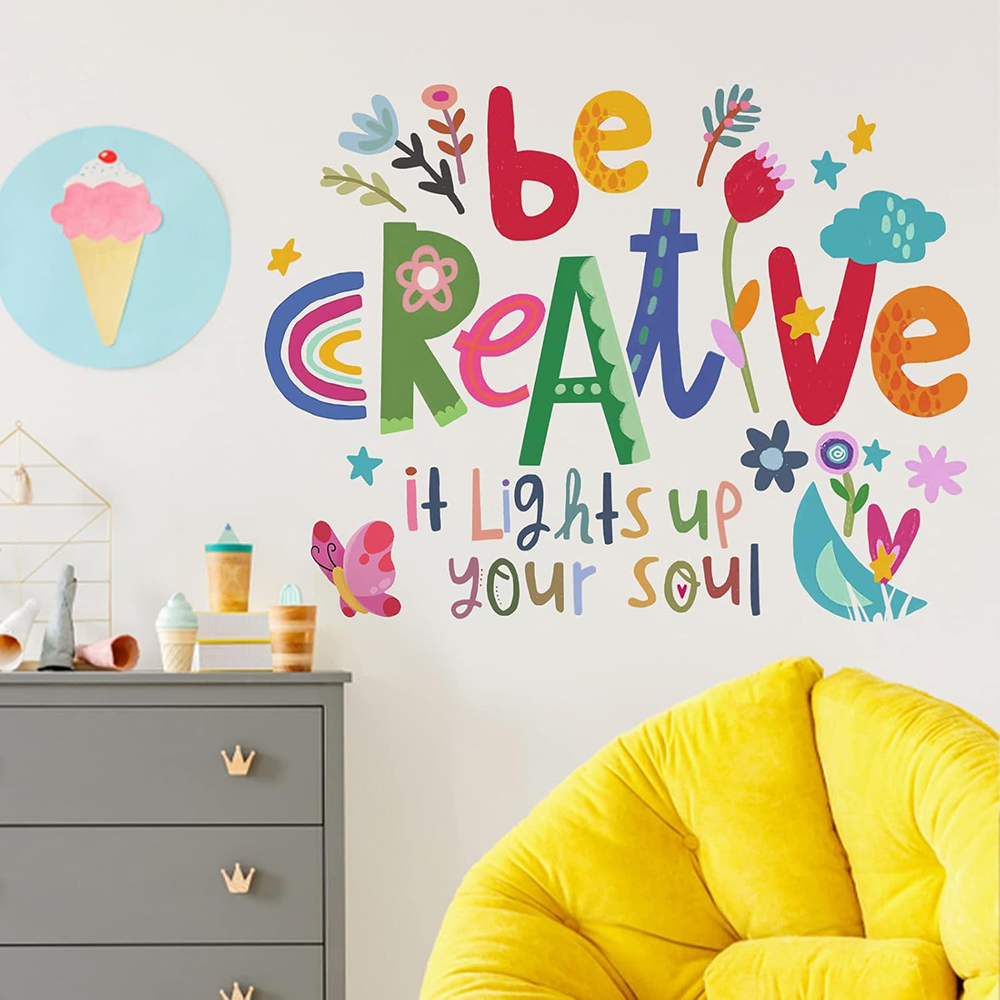 Wees creatief inspirerend cita - Baby Nursery Labels recensie en prijs