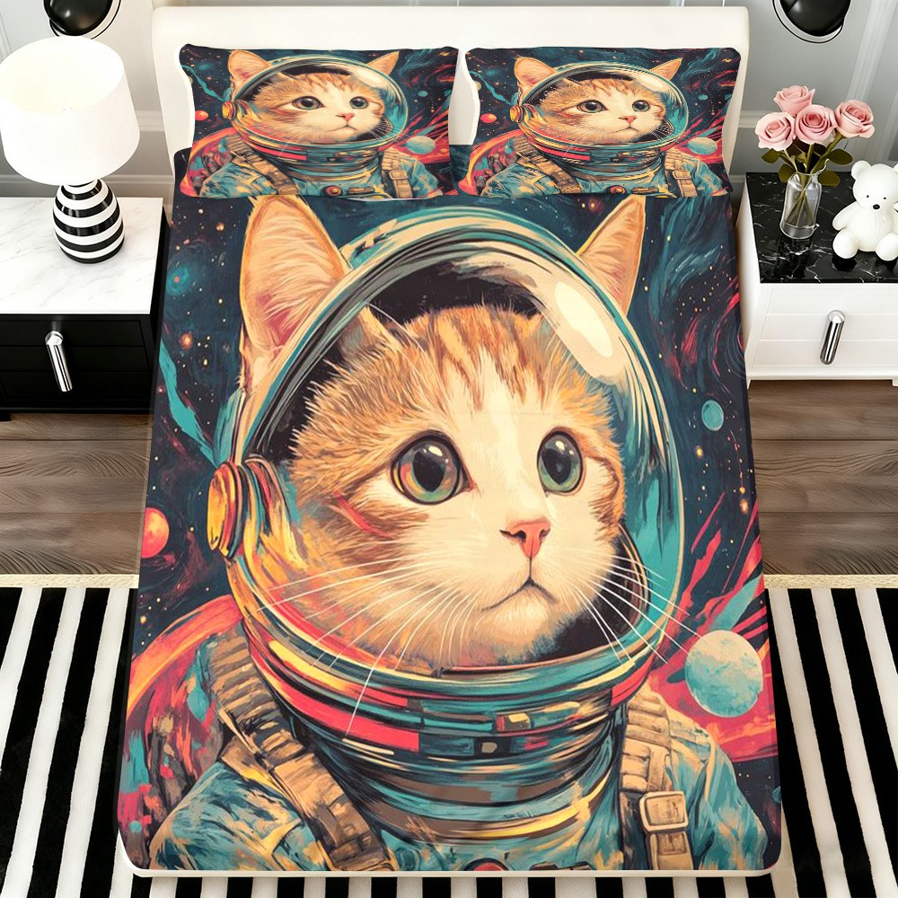 Space Cat Astronaut Beddengoed - Baby Nursery Bedding recensie en prijs