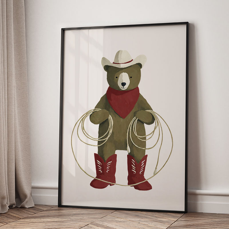 Grappige cartoon dieren auto b - Baby Nursery Paintings recensie en prijs