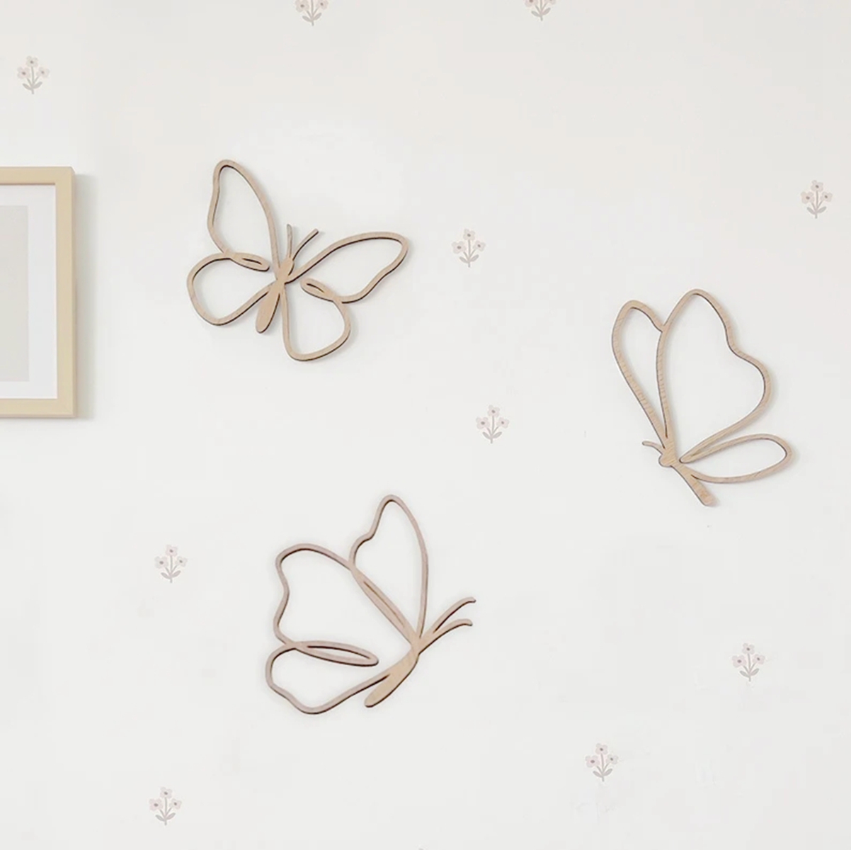 Houten Vlinderbord, Houten Wan - Baby Nursery Things recensie en prijs