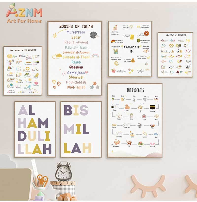 Islam Moslim Profeten Arabisch - Baby Nursery Paintings recensie en prijs