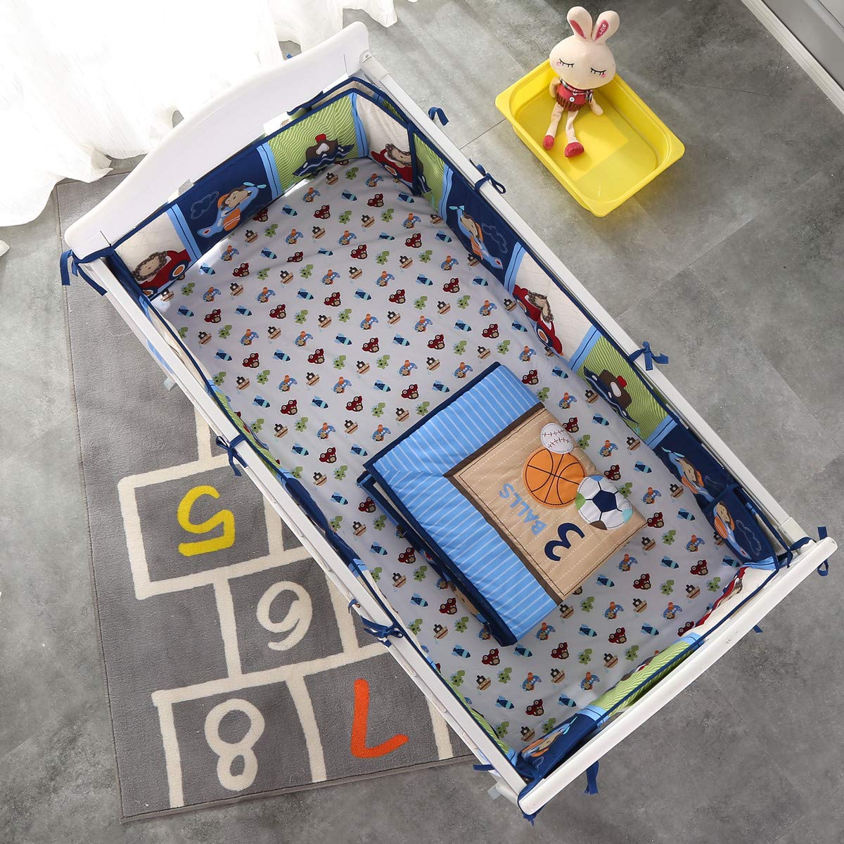 7 Stuk Wieg Beddengoed Set Bab - Baby Nursery Items recensie en prijs