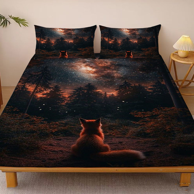 Forest Fox Kijkt naar de Sterr - Baby Nursery Forest Theme recensie en prijs
