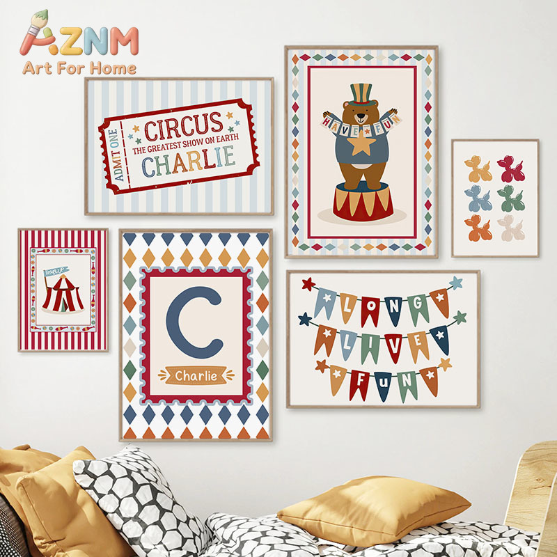 Circus Beer Goochelaar Hond Ci - Baby Nursery Wall recensie en prijs