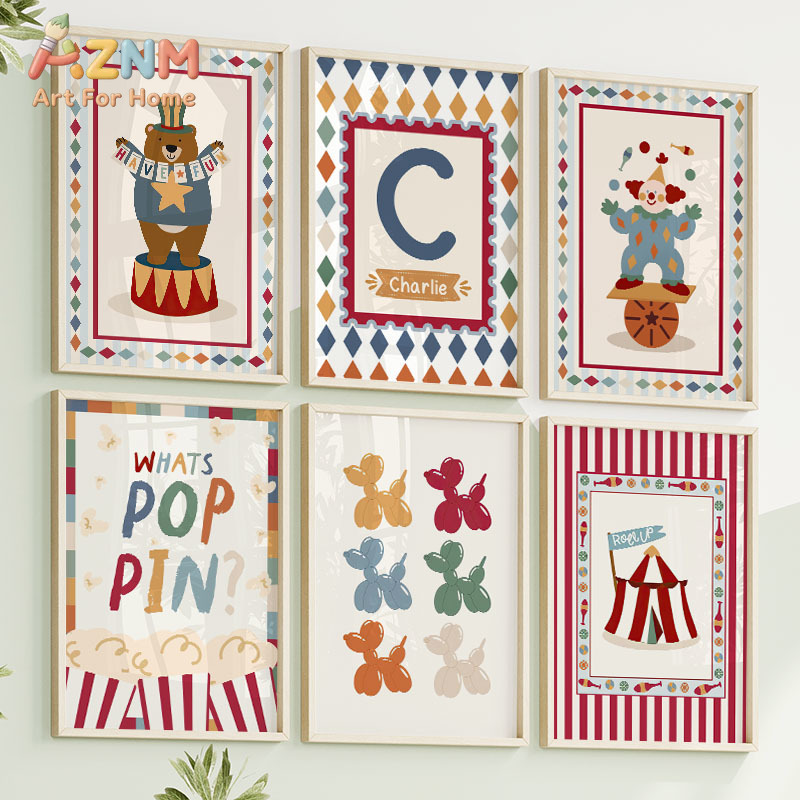 Circus Beer Goochelaar Hond Ci - Baby Nursery Wall recensie en prijs