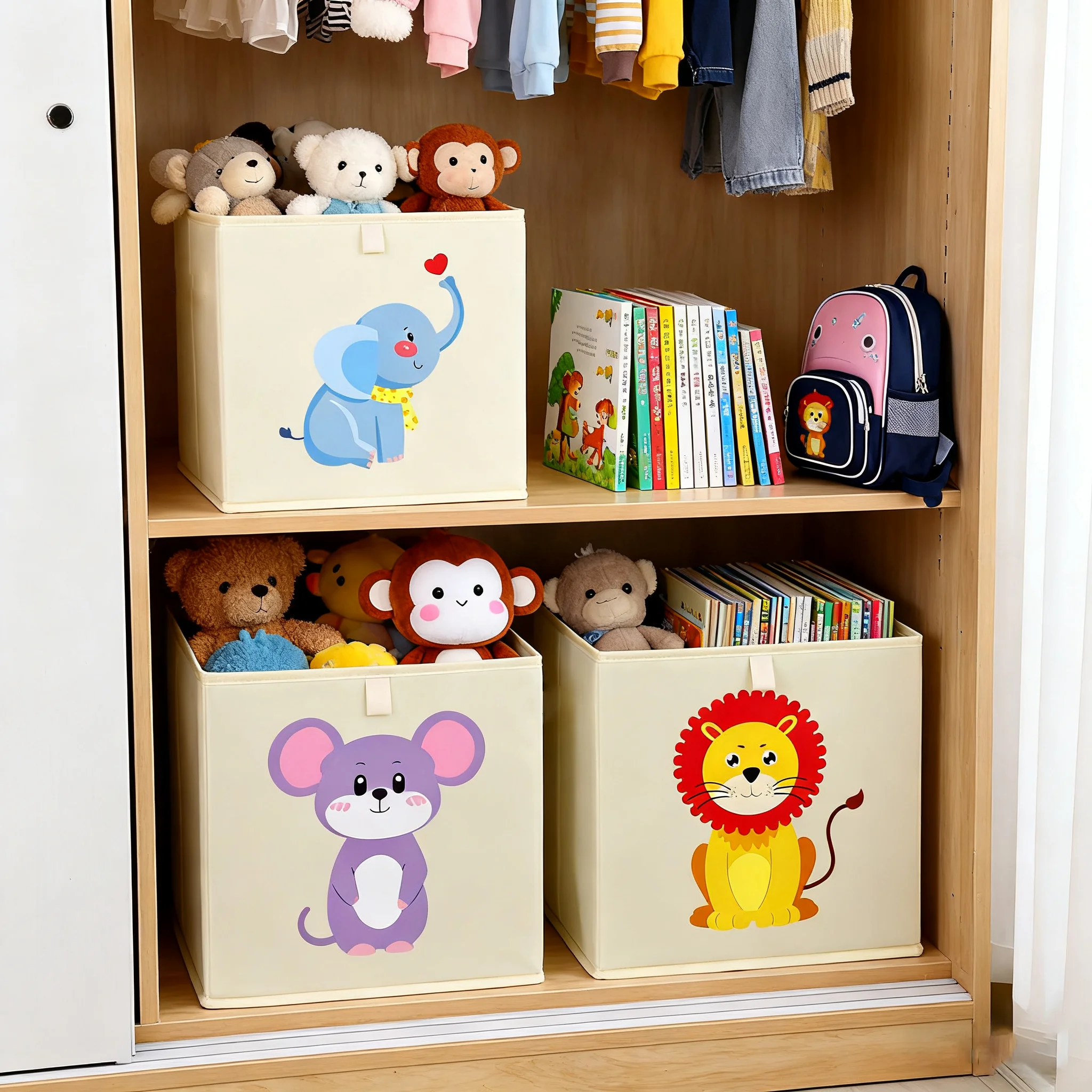 Schattige cartoon opbergmand v - Baby Nursery Items recensie en prijs