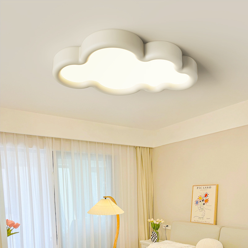 Witte crèmekleurige wolk plafo - Baby Nursery Knobs recensie en prijs