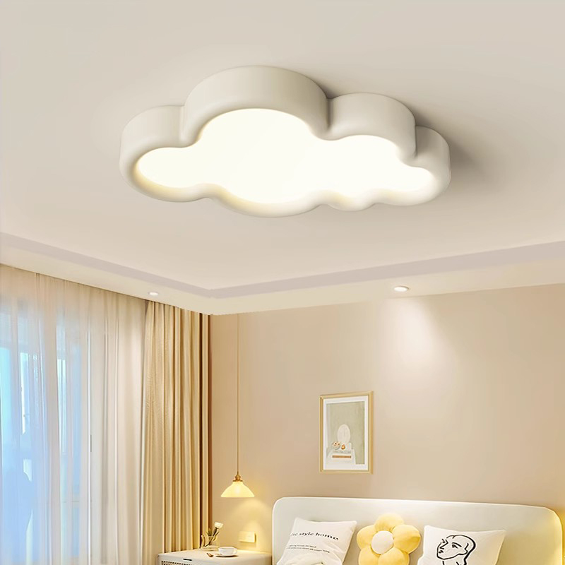 Witte crèmekleurige wolk plafo - Baby Nursery Knobs recensie en prijs